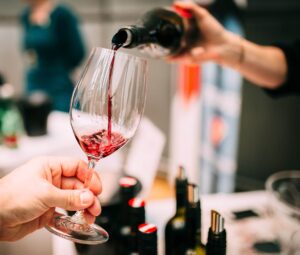 Wein Burgenland_Rotweinglas